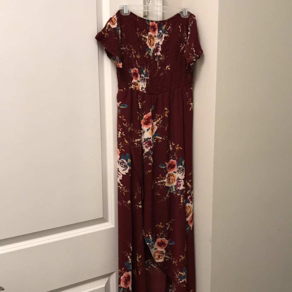 Floral Off the Shoulder Dress